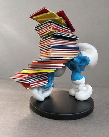 Collectoys - Personnage jouet Smurf double lifting book