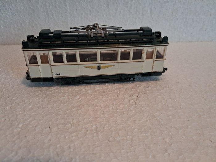 ohne Marke H0 - Modeltram (3) - Tramtrein - motorwagen en 2, Hobby en Vrije tijd, Modeltreinen | H0