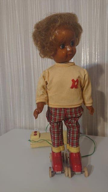 Alps - Blikken speelgoed - Roller Skater - 1950-1960