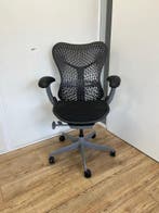 50x Refurbished Herman Miller Mirra Grijs Zwart, Verzenden, Zo goed als nieuw, Grijs, Bureaustoel