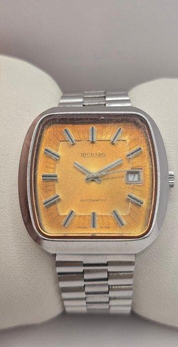 Richard - Vintage Automatic Date - Zonder minimumprijs -, Handtassen en Accessoires, Horloges | Heren