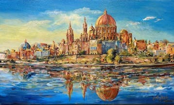 Andrzej Dbek (XX) - Aureate Reflections, Antiek en Kunst