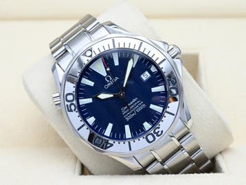 Omega Seamaster Ref. 2255.80 Year 2000s (Box), Handtassen en Accessoires, Horloges | Heren, Overige merken, Staal, Polshorloge