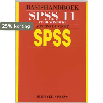 SPSS11(basishandboek) 9789055481286 A. de Vocht, Boeken, Verzenden, Gelezen, A. de Vocht