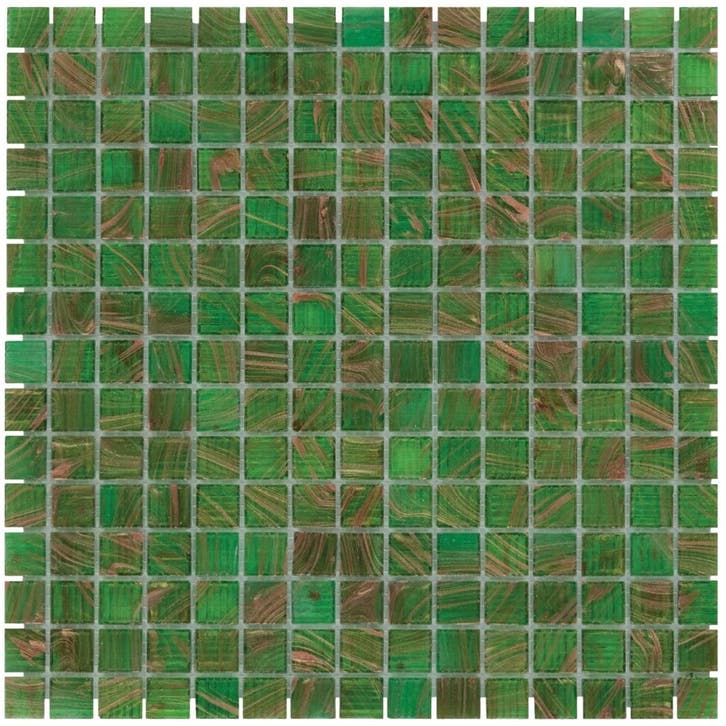Wand & Vloer Mozaïek Tegels Factory Glas Groen - Matje 32.., Doe-het-zelf en Bouw, Tegels, 20 tot 40 cm, 20 tot 40 cm, 10 m² of meer