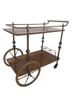 Chariot de service - Bois, Métal - Chariot de service