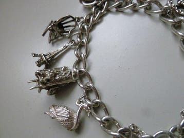 Zonder minimumprijs - Bedelarmband Zilver - Engelse