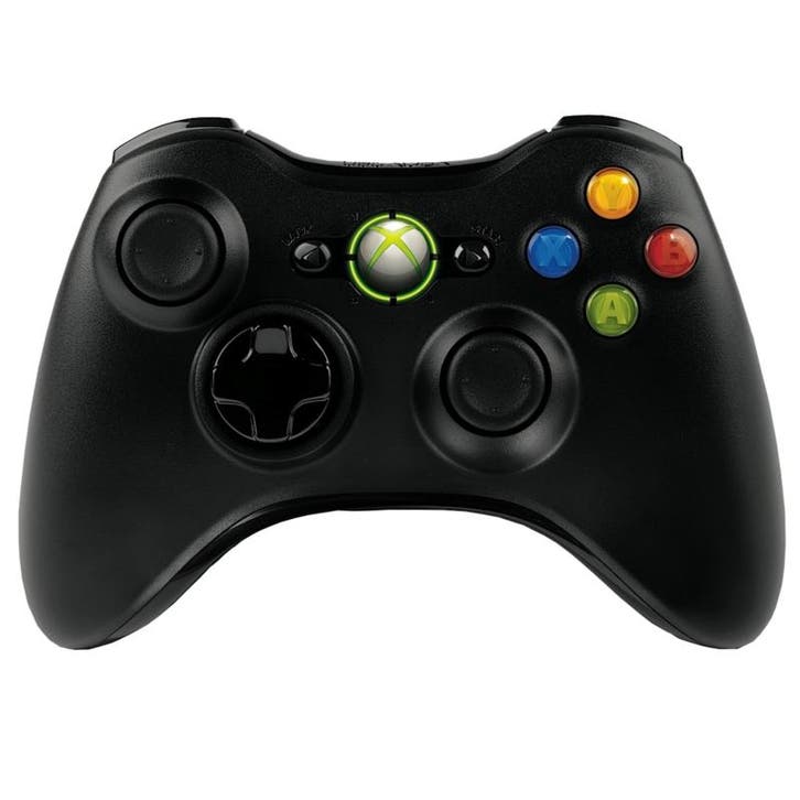 Xbox 360 & PC Controller Wireless Zwart (Third Party), Games en Spelcomputers, Spelcomputers | Xbox 360, Zo goed als nieuw, Ophalen of Verzenden