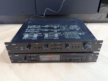 Philips - Pre Amplifier 180 + Quartz Synthesised Tuner 280, Nieuw