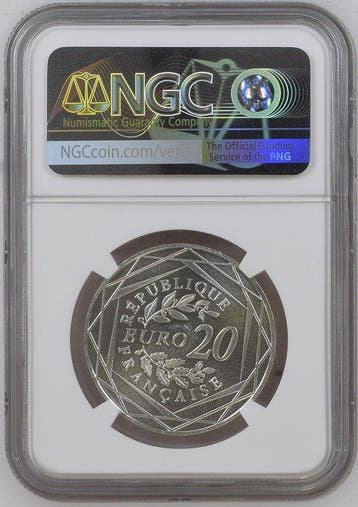 France. 20 Euro 2022 Euro 20th Anniversary - MS 66 (Sans
