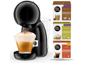 Krups - Capsulemachine - Zwart, Verzenden, Nieuw, Koffiepads en cups, Afneembaar waterreservoir
