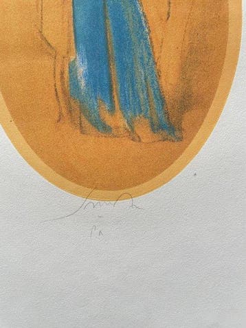 Piero Guccione (1935-2018) - dal Bacio di Hayez
