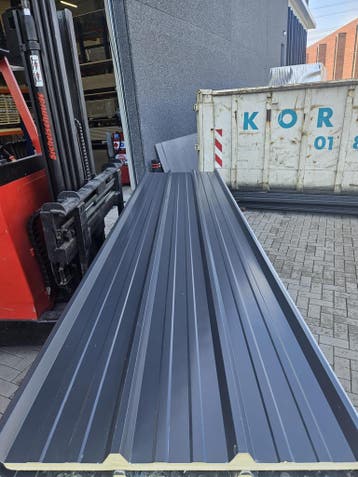 Ecopanelen, dakpanelen, dakplaten, antraciet, 30 mm, Verzenden, Nieuw