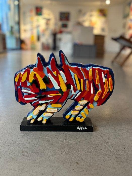 Karel Appel (1921-2006) - sculptuur, Cat - 24.5 cm -, Antiek en Kunst, Antiek | Overige Antiek
