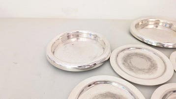 Argenteria Calegaro - Flessenonderzetter (3) - Verzilverd -