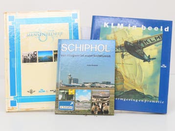 Set van 3 boeken over KLM en luchthaven Schiphol - Hardco..., Ophalen of Verzenden, Nieuw
