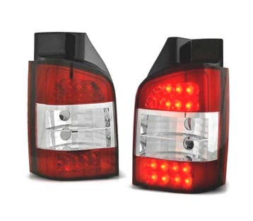 Feux Arrière Pour Volkswagen Vw Transporter T5 1P 03-09 Led, Verzenden
