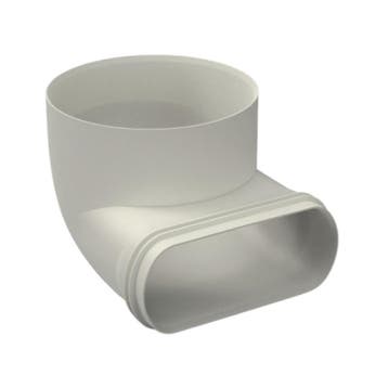 Renson EasyFlex - Lepelhoek - Ø125mm (ventielaansluiting), Verzenden