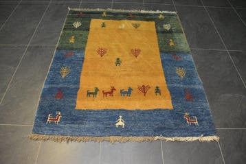 Gabbeh - Loper - 155 cm - 127 cm, Nieuw
