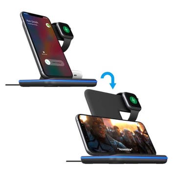 3 in 1 Oplaadstation voor Apple iPhone / iWatch / AirPods -, Verzenden, Nieuw
