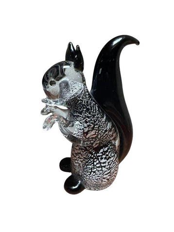 sculptuur, scoiattolo - 18 cm - Muranoglas - 1970