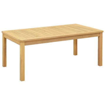 vidaXL Salontafel Licht acacia 110 x 60 x 45 cm Massief, Verzenden, Nieuw