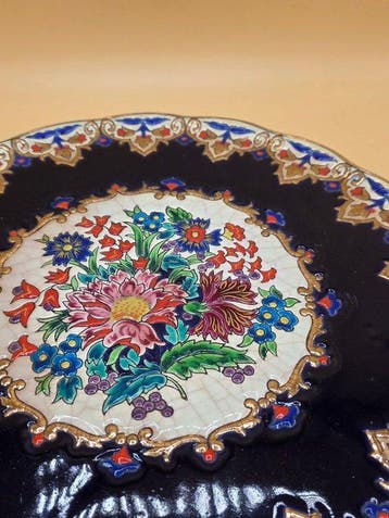 Émaux de Longwy - Chevalier - Plat - Faïence