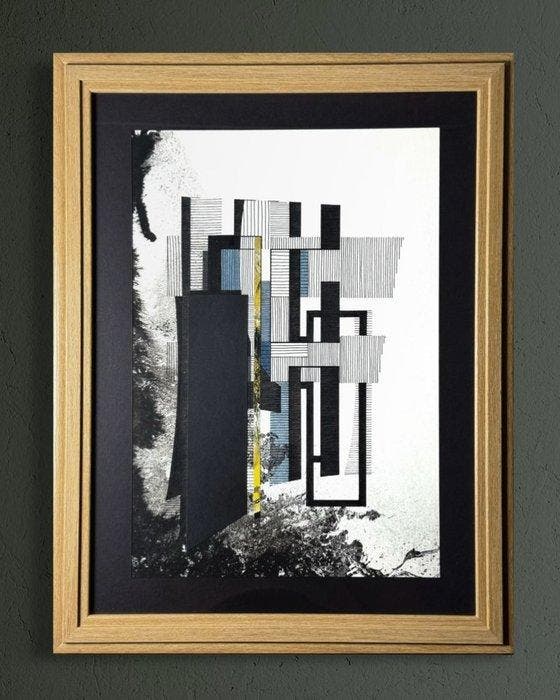 Eugène Eechaut (1928-2019) - Abstract ink composition, Antiquités & Art, Art | Objets design