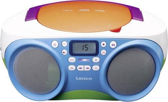Draagbare radio - Boombox - CD Speler - Kinderen - Lenco SCD, Audio, Tv en Foto, Luidsprekerboxen, Nieuw, Verzenden