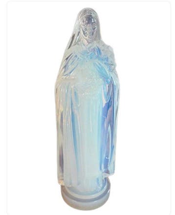 Figuur - Madonna - Santa Teresa Lisieux opaalglas Edmond