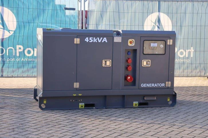 Veiling: Generator Ricardo GF2-W50 Diesel 45kVA 2026 Nieuw, Articles professionnels, Machines & Construction | Générateurs, Enlèvement