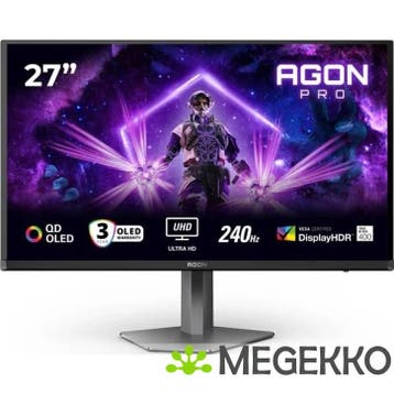 AOC AGON PRO AG276UZD 27  QD-OLED 240Hz 4K Gaming Monitor, Verzenden, Nieuw