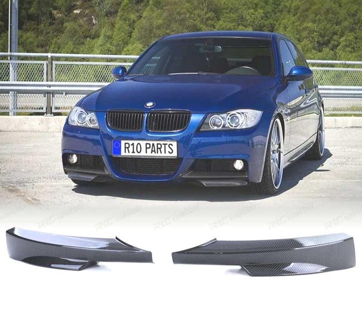SPLITTERS PARE- CHOCS BMW E90 E91 05-08 PACK M CARBONE, Autos : Pièces & Accessoires, Carrosserie & Tôlerie, Envoi