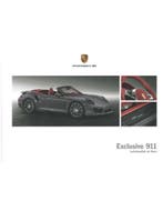 2015 PORSCHE 911 EXCLUSIVE HARDCOVER BROCHURE DUITS, Nieuw