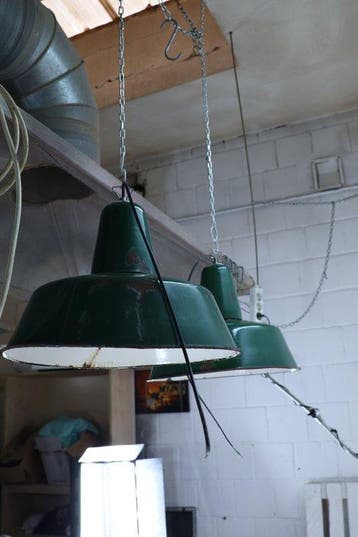 Lampe à suspendre - Lampe suspendue industrielle vintage en