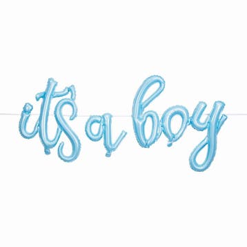 Gender Reveal Letterslinger ItS A Boy 2,4m, Verzenden