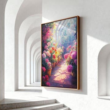 Iconica - The Sunlit Greenhouse - unique 1/1 XXL (150 x 100