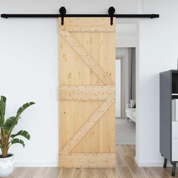 Massief grenen deur 95x210cm | Tweede kansje | OP = OP, Doe-het-zelf en Bouw, Binnendeur, Zo goed als nieuw, Schuifdeur, 200 tot 215 cm