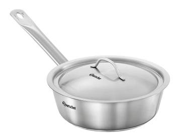 Braadpan | E240-D1 | Ø240mm | 75mm Hoog | CNS 18/10 |, Zakelijke goederen, Verzenden, Nieuw in verpakking