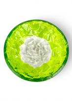 Kom - Muranoglas - Centerstuk Verde Erba, Antiek en Kunst