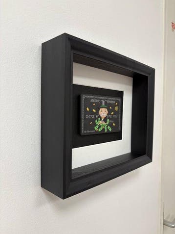 N.Nathan Capsule - Cadre Amex Mr. Monopoly, Antiek en Kunst
