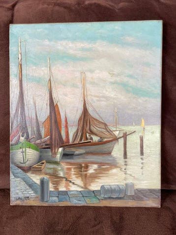 J.B.M. Vecker (1899-1988) - Port De pêche