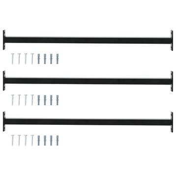 vidaXL Verstelbare ven veilighheidsbalk 3 st 710 -1200 mm, Verzenden, Nieuw