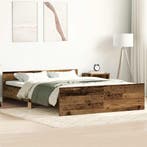 vidaXL Bedframe zonder matras bewerkt 140x190 cm bewerkt, Verzenden