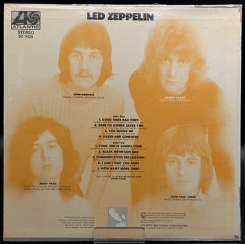 Led Zeppelin - Led Zeppelin - Vinylplaat - Heruitgave - 1977, Nieuw in verpakking