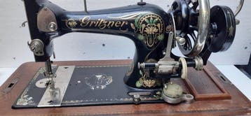 Gritzner R - Naaimachine - Staal, Hout