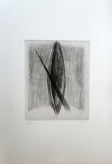 Nunzio Di Stefano (1954) - Acquaforte e punta secca 1985