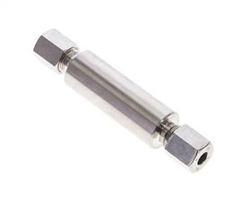 Raccord droit à souder et à couper en acier inoxydable 6L, Verzenden