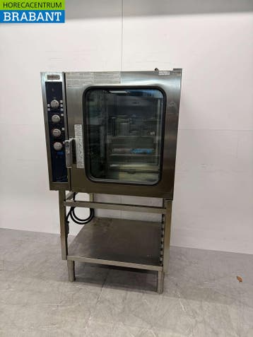 Stainless steel Zanussi Combi steamer with base 10 x 1/1 GN, Zakelijke goederen, Ophalen of Verzenden