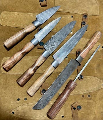 Keukenmes - Kitchen knife set - Keuken- en BBQ-set (0131) -